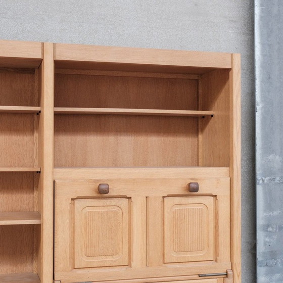 Image 1 of Armoire vintage en bois de chêne par Guillerme et Chambron, France 1960s