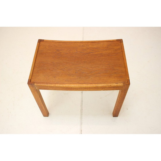 Image 1 of Tabouret vintage en bois, Tchécoslovaquie 1970