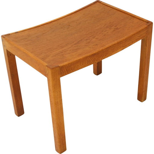 Tabouret vintage en bois, Tchécoslovaquie 1970