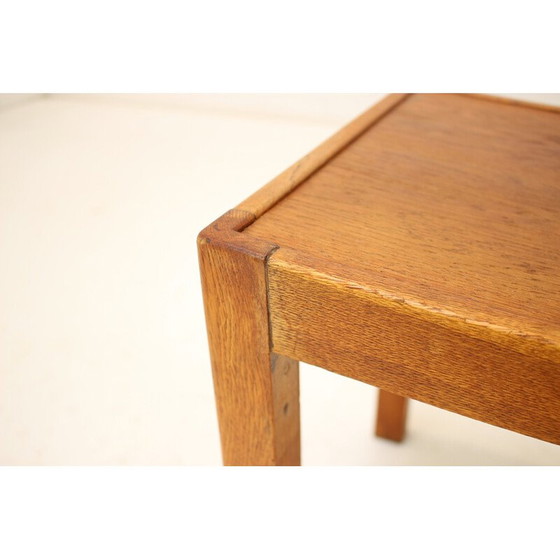 Image 1 of Tabouret vintage en bois, Tchécoslovaquie 1970
