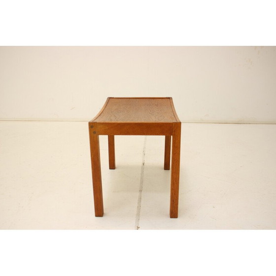 Image 1 of Tabouret vintage en bois, Tchécoslovaquie 1970