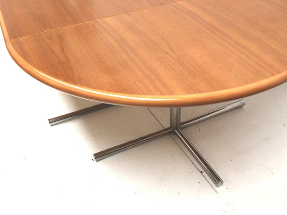 Image 1 of Grande table de réunion Xxl rare de Dietiker Suisse des années 1970