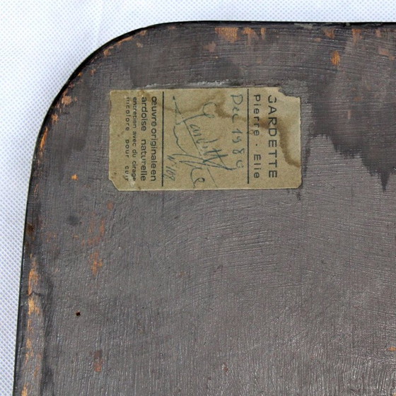 Image 1 of Table basse vintage multicolore de Pierre Elie Gardette, 1980