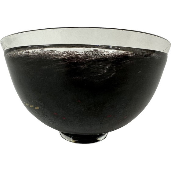 Image 1 of Vase vintage en verre "Satellite bowl" par Bertil Vallien pour Kosta Boda, Suède 1990