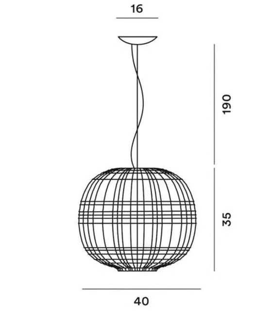 Image 1 of Foscarini - Lampe suspendue Tartan