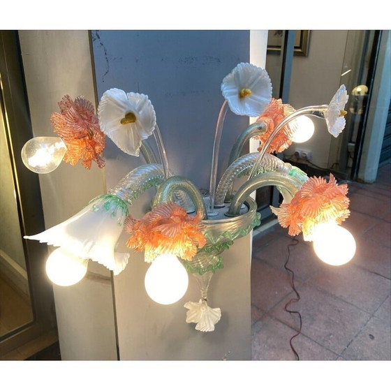 Image 1 of Applique vintage en verre de Murano, 1960s