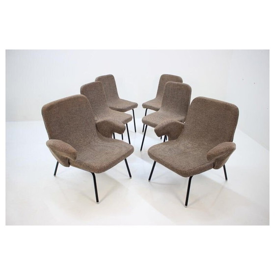 Image 1 of Ensemble de fauteuils et de chaises vintage d'Alan Fuchs, 1961