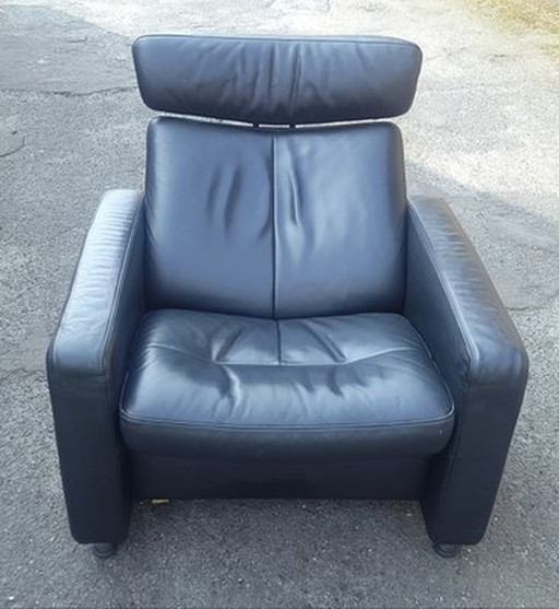 Fauteuil en cuir noir Relax de Stressless