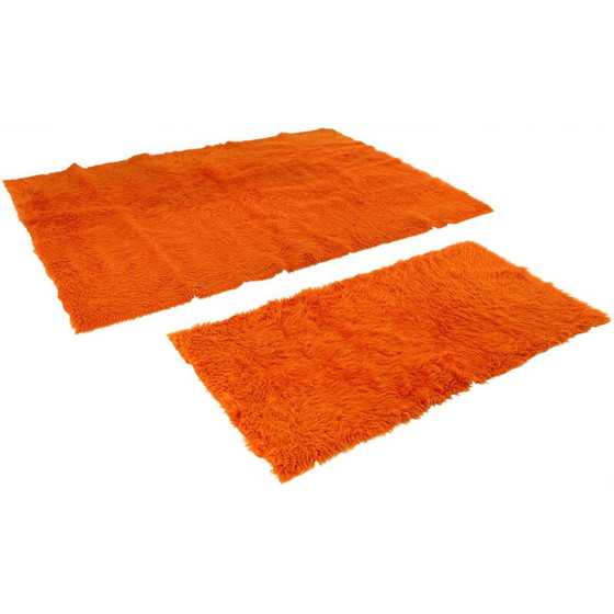 Image 1 of Paire de tapis en laine vintage, Danemark 1970