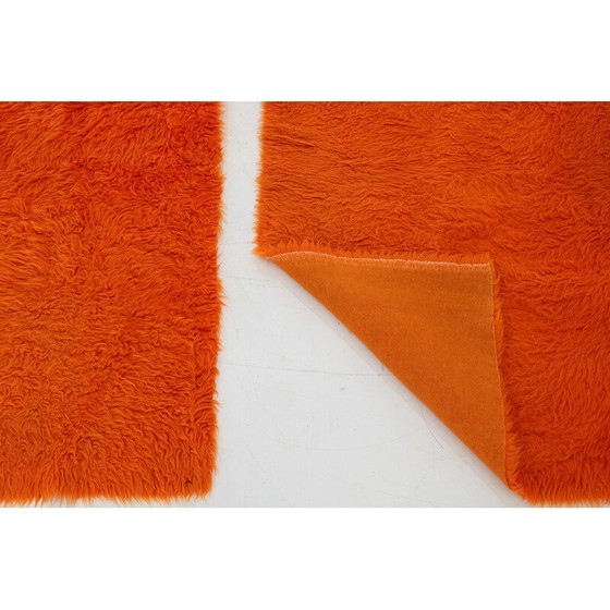 Image 1 of Paire de tapis en laine vintage, Danemark 1970