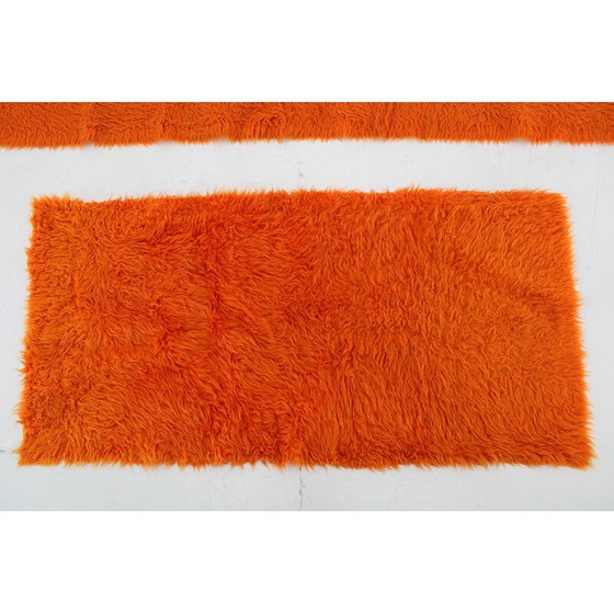 Image 1 of Paire de tapis en laine vintage, Danemark 1970