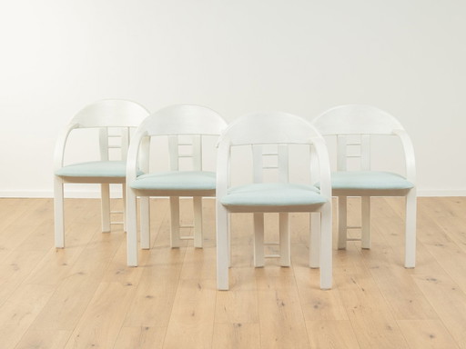  Chaises de salle à manger 1980S, Lübke