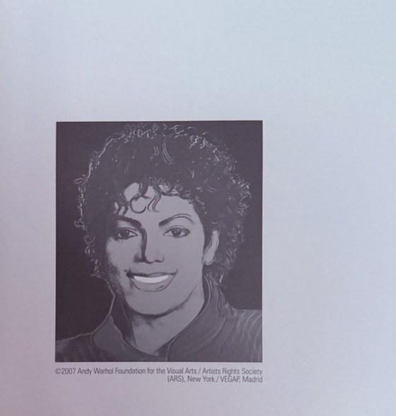 Image 1 of Andy Warhol : "Michael Jackson, 1984". ©2007 Fondation Andy Warhol pour les arts visuels, New York.