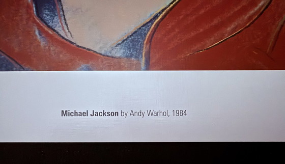 Image 1 of Andy Warhol : "Michael Jackson, 1984". ©2007 Fondation Andy Warhol pour les arts visuels, New York.