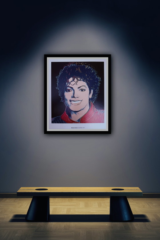 Image 1 of Andy Warhol : "Michael Jackson, 1984". ©2007 Fondation Andy Warhol pour les arts visuels, New York.