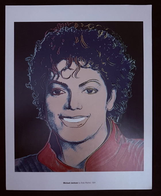 Image 1 of Andy Warhol : "Michael Jackson, 1984". ©2007 Fondation Andy Warhol pour les arts visuels, New York.