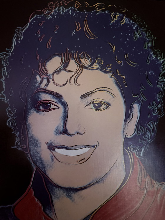 Image 1 of Andy Warhol : "Michael Jackson, 1984". ©2007 Fondation Andy Warhol pour les arts visuels, New York.