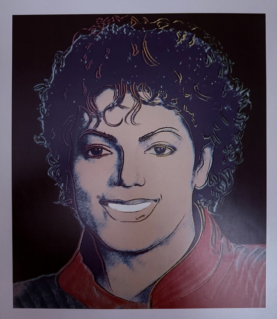 Image 1 of Andy Warhol : "Michael Jackson, 1984". ©2007 Fondation Andy Warhol pour les arts visuels, New York.