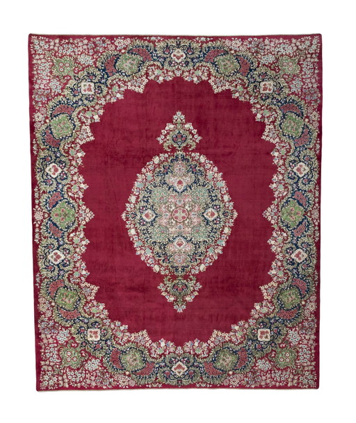 375 X 307 cm - Kerman - Tapis persan noué à la main de haute qualité