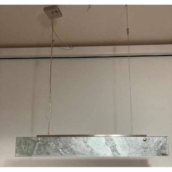 Image 1 of Lampe suspendue vintage réglable en hauteur par La Luce, 1990