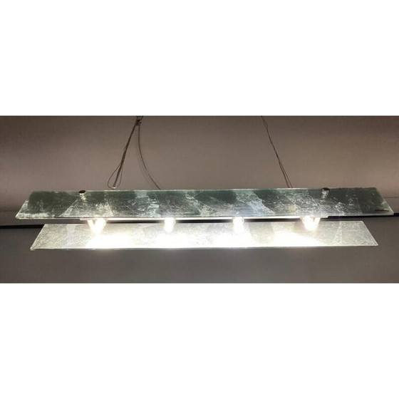 Image 1 of Lampe suspendue vintage réglable en hauteur par La Luce, 1990