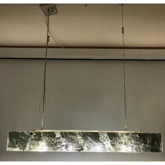 Image 1 of Lampe suspendue vintage réglable en hauteur par La Luce, 1990