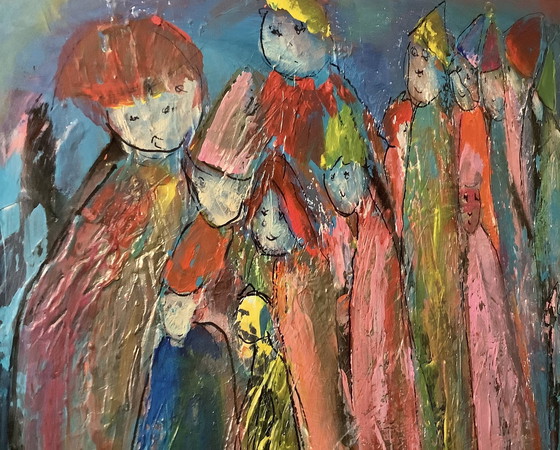 Image 1 of Le défilé - Peinture d'Ellesbb