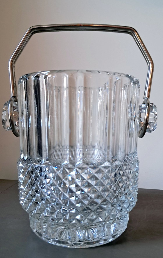 Image 1 of Seau à Glace en Verre, 1970