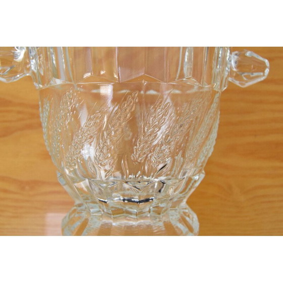 Image 1 of Vase en verre vintage, Tchécoslovaquie 1970