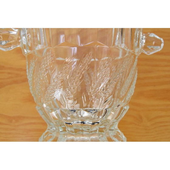 Image 1 of Vase en verre vintage, Tchécoslovaquie 1970