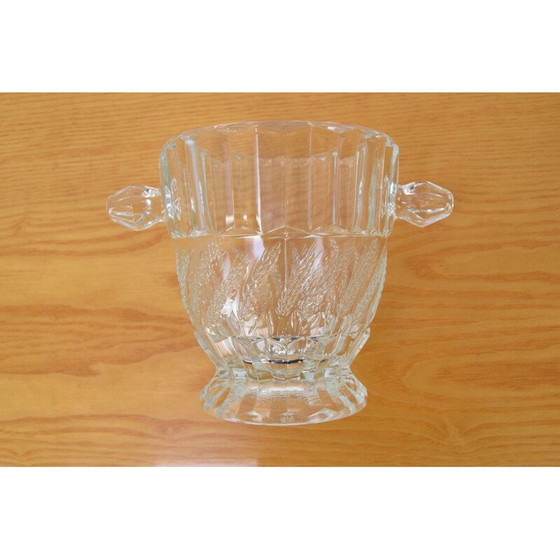 Image 1 of Vase en verre vintage, Tchécoslovaquie 1970