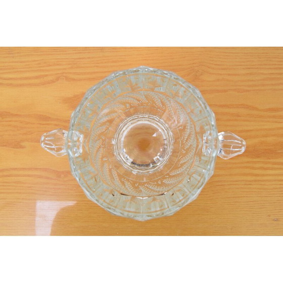 Image 1 of Vase en verre vintage, Tchécoslovaquie 1970