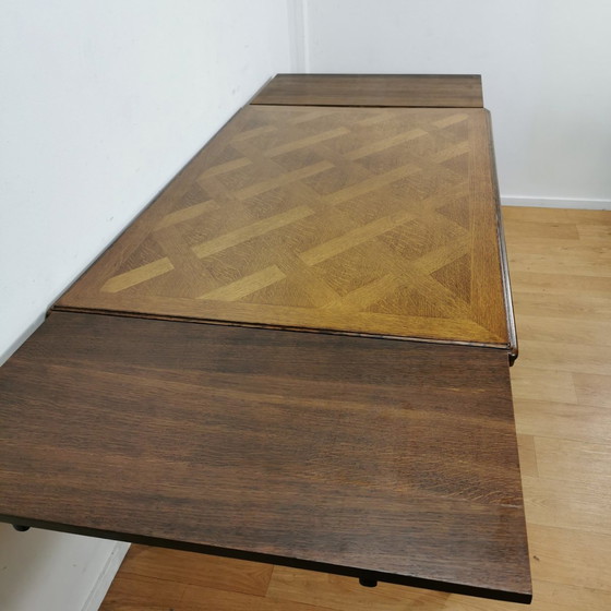 Image 1 of Brocante Queen Ann Dining Table Table de salle à manger extensible et démontable