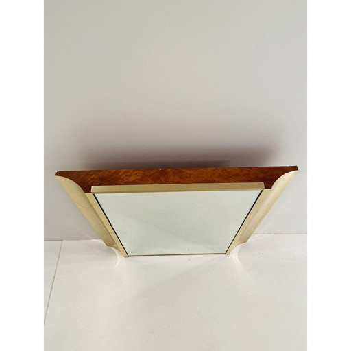 1x Miroir mural doré de style Régence italien, années 1970