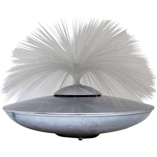 lampe vintage en fibre optique Carrara, Italie 1970