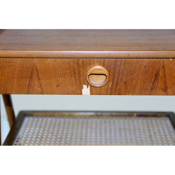 Image 1 of Paire de tables de nuit vintage en teck, Suède 1960