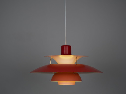 Lampe suspendue danoise Ph 5 Par Poul Henningsen, Louis Poulsen, 1958