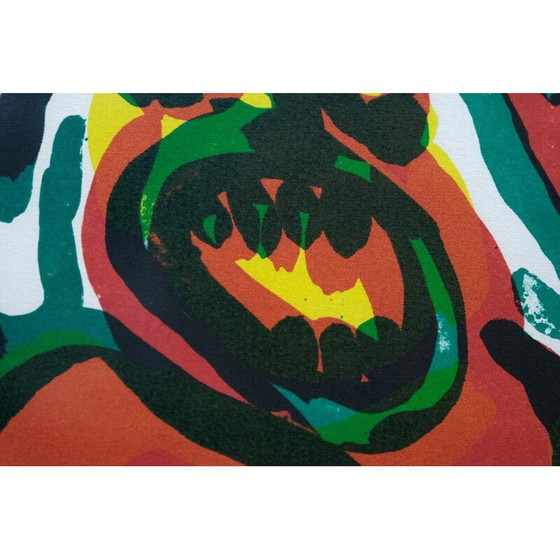 Image 1 of Lithographie abstraite vintage de Bengt Lindström, Suède 1970