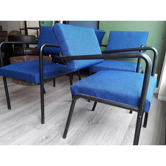 Image 1 of Ensemble de 4 fauteuils vintage de Pierre Guariche, 1950