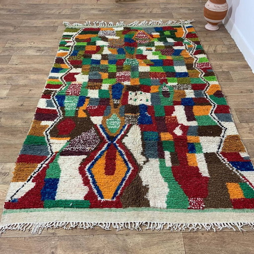 Tapis Berbère Marocain De Laine