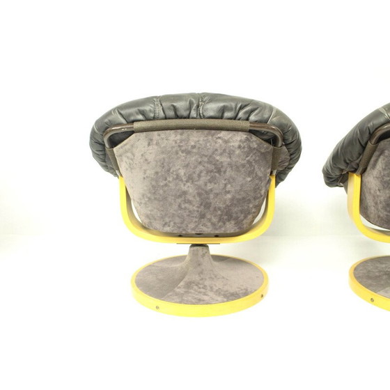 Image 1 of Paire de chaises longues norvégiennes vintage de Söda Galvano 1970