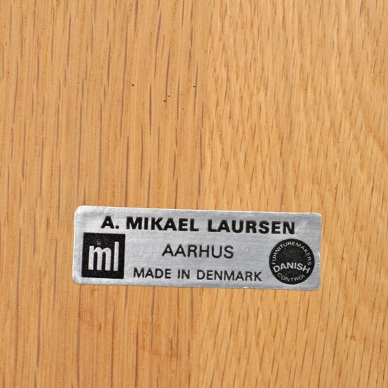 Image 1 of Table basse vintage en bois de chêne par Mikael Laursen, Danemark 1970