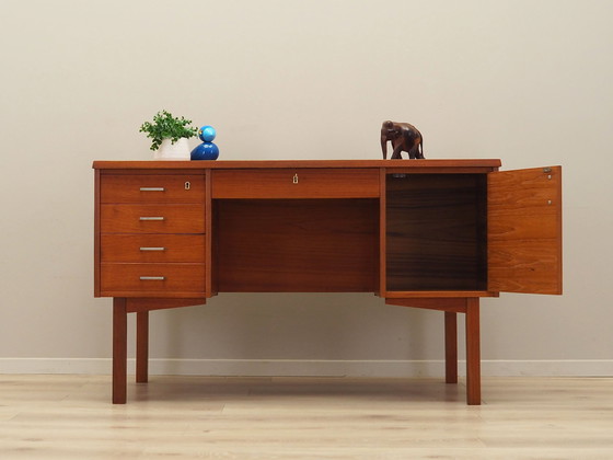 Image 1 of Bureau en teck, Design danois, 1970S, Production : Danemark