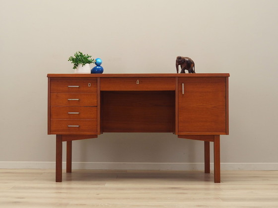Image 1 of Bureau en teck, Design danois, 1970S, Production : Danemark