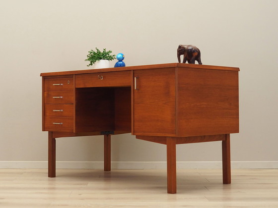 Image 1 of Bureau en teck, Design danois, 1970S, Production : Danemark