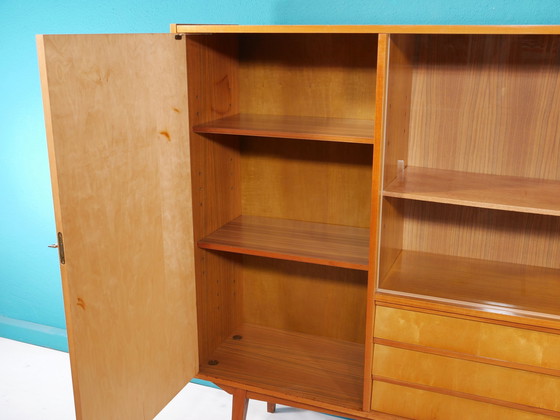 Image 1 of Highboard Vintage avec vitrine, années 60, Allemagne