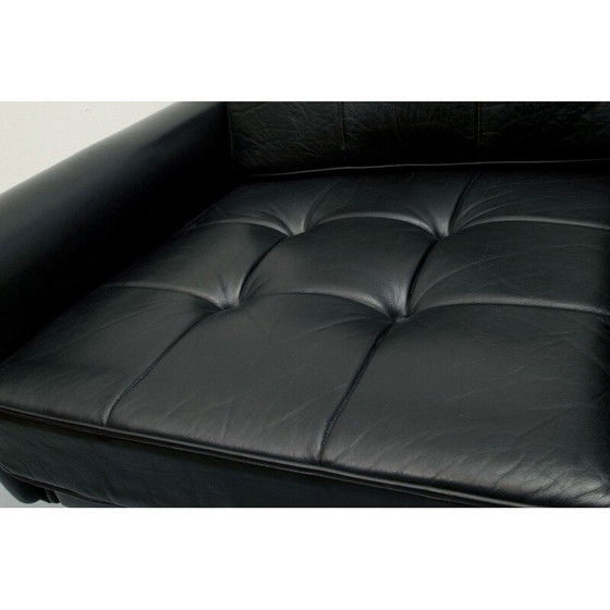 Image 1 of Fauteuil pivotant vintage en cuir, 1960s