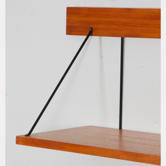 Image 1 of Etagère vintage en bois et métal, 1960