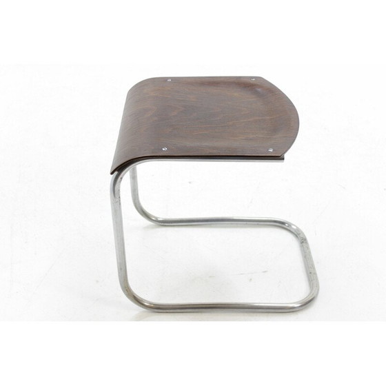 Image 1 of Tabouret Bauhaus chromé par Mücke & Melder pour Mart Stam - années 1930