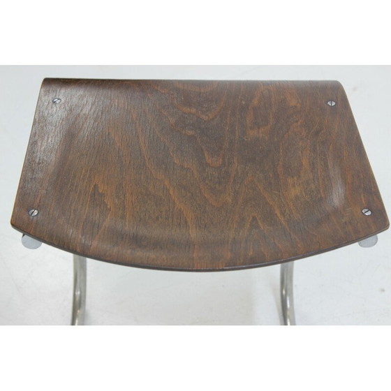Image 1 of Tabouret Bauhaus chromé par Mücke & Melder pour Mart Stam - années 1930